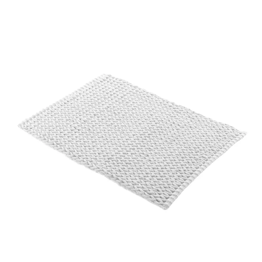 Tapis de bain (80 cm) Isalis Blanc 4
