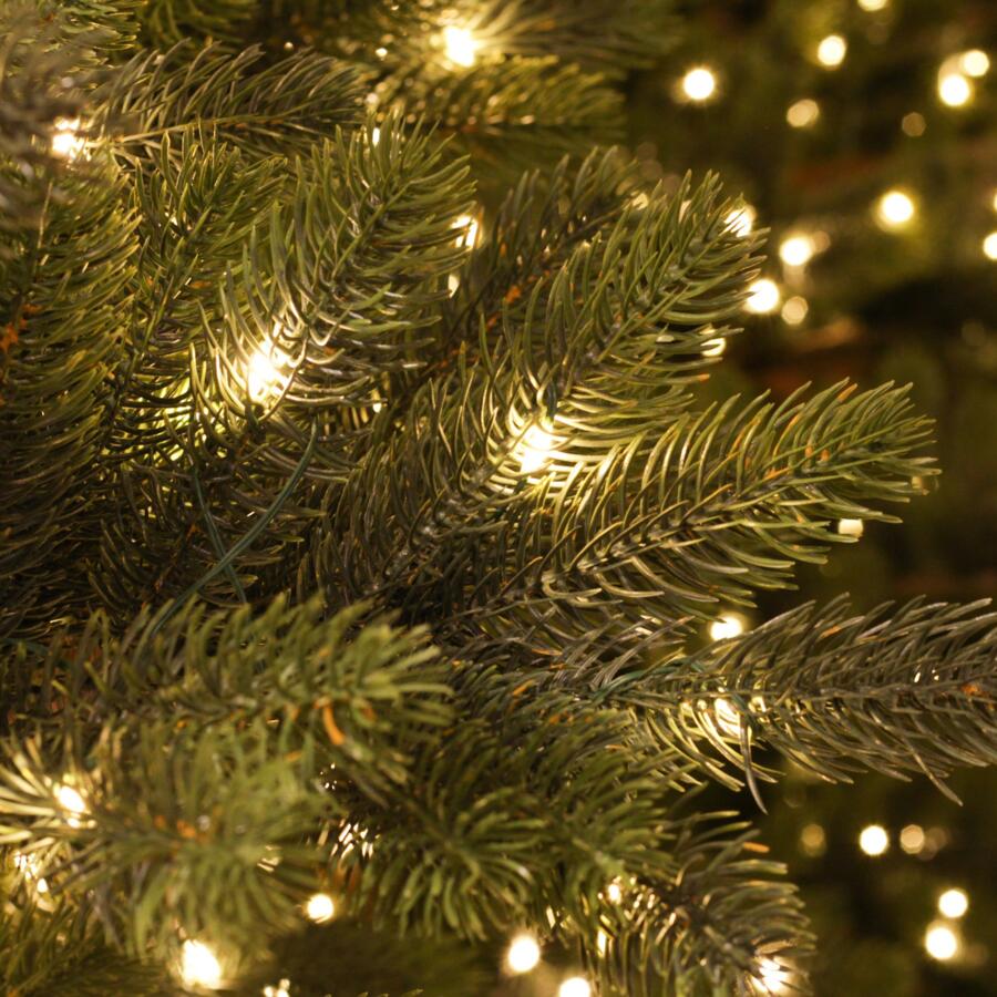 Künstlicher Weihnachtsbaum mit Beleuchtung für draußen Winnipeg H210 cm Tannengrün 4