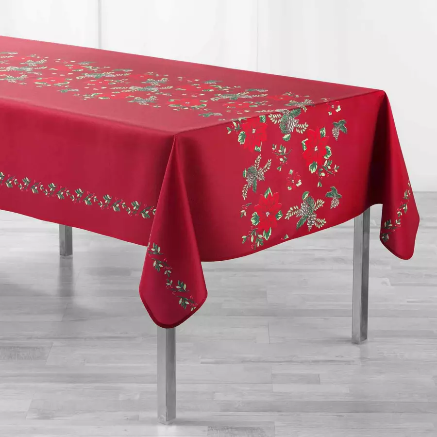 Mantel rectangular (L300 cm) Isadora Rojo 5