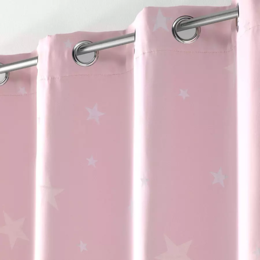 Rideau occultant phosphorescent enfant (140 x 240 cm) Fluo Night Rose 4