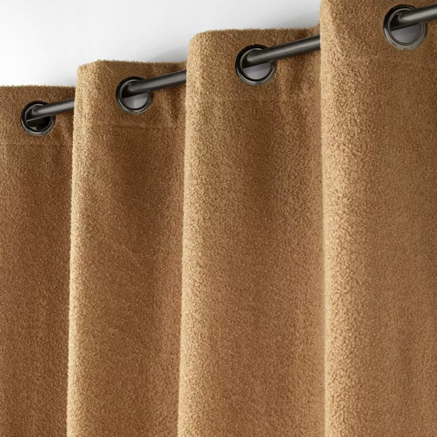 Cortina con rizos (140 x 240 cm) Woly Camel 1