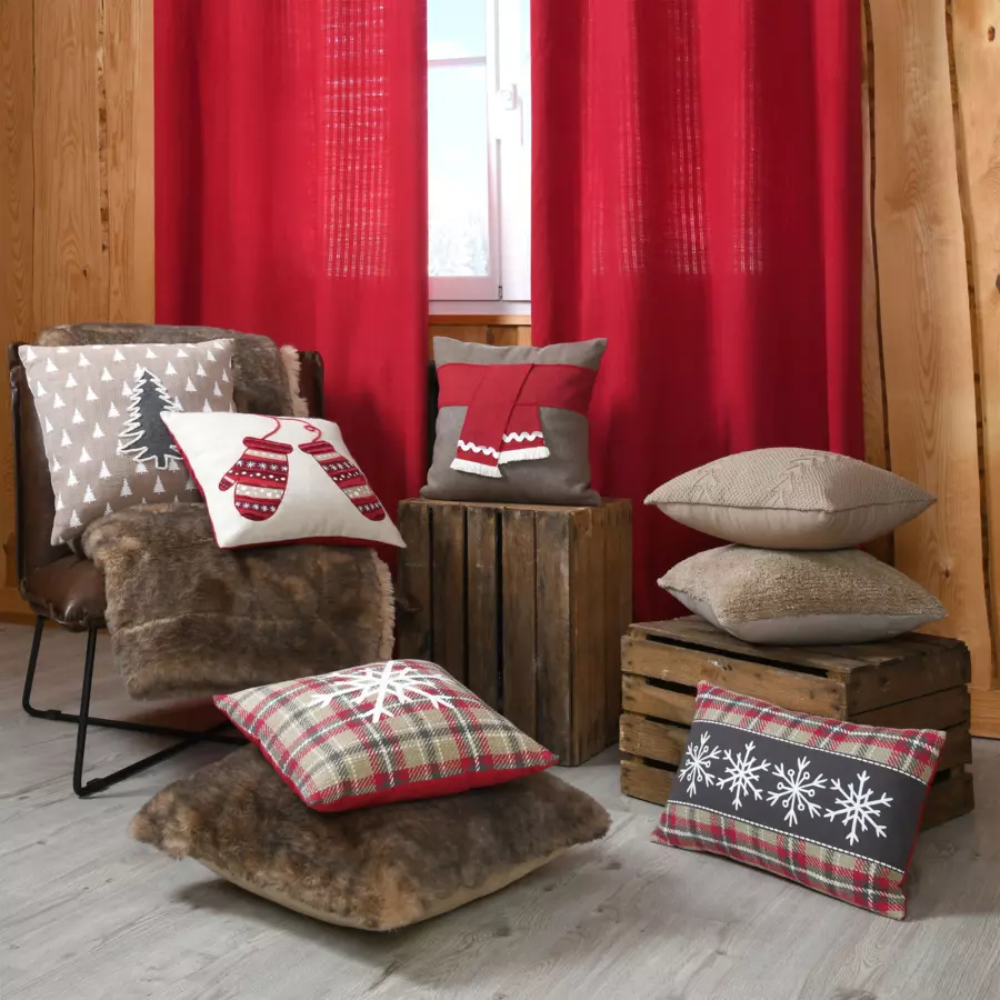 Plaid fausse fourrure (160 cm) Megève Marron 4