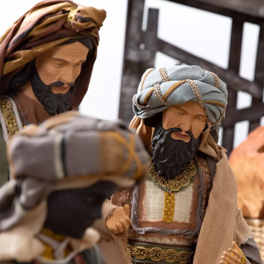 14 Grote kerststalfiguren van Camille