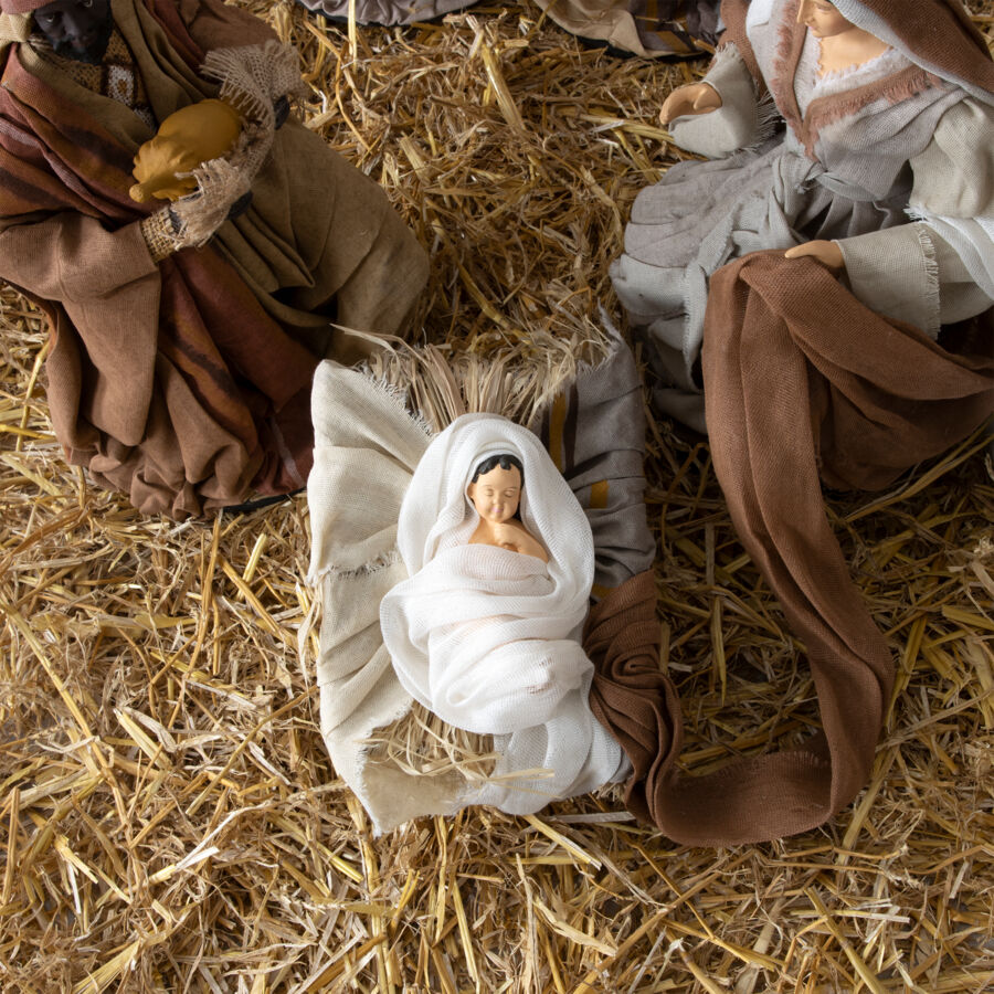 Belén de Navidad completo Saint-Augustin