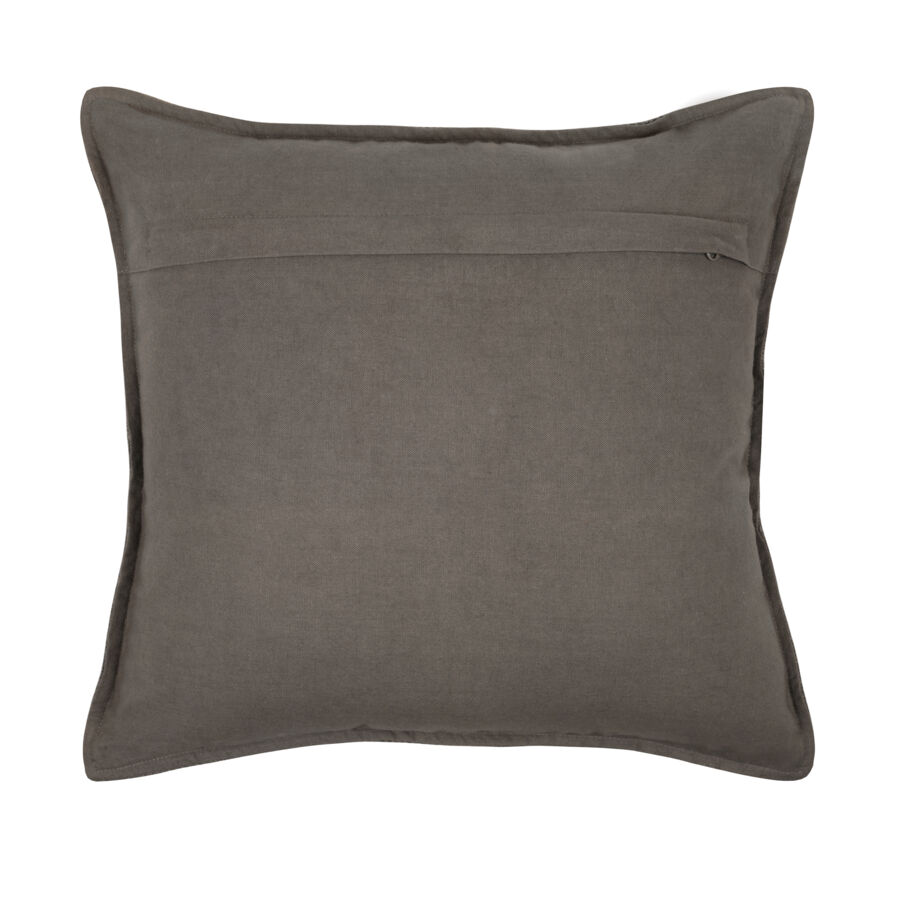 Cuscino quadrato di cotone (40 x 40 cm) Arcachon Tortora