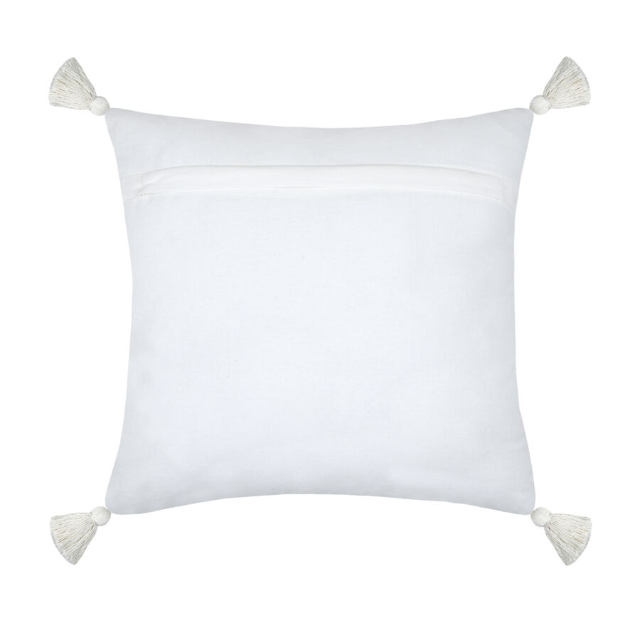 Cuscino quadrato di cotone (45 x 45 cm) Joanny Tortora