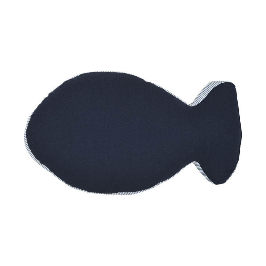 Kissen Fisch  (50 cm) Escale Marineblau