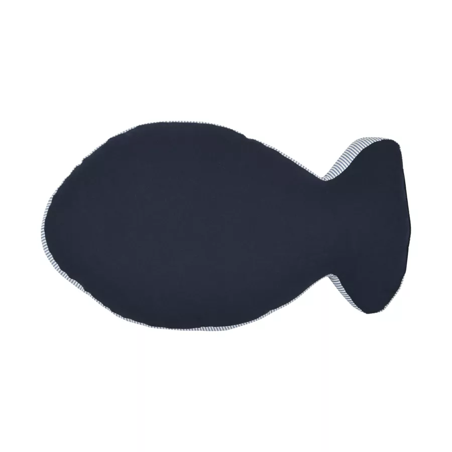 Cojín en forma de pez (50 cm) Escale Azul marino