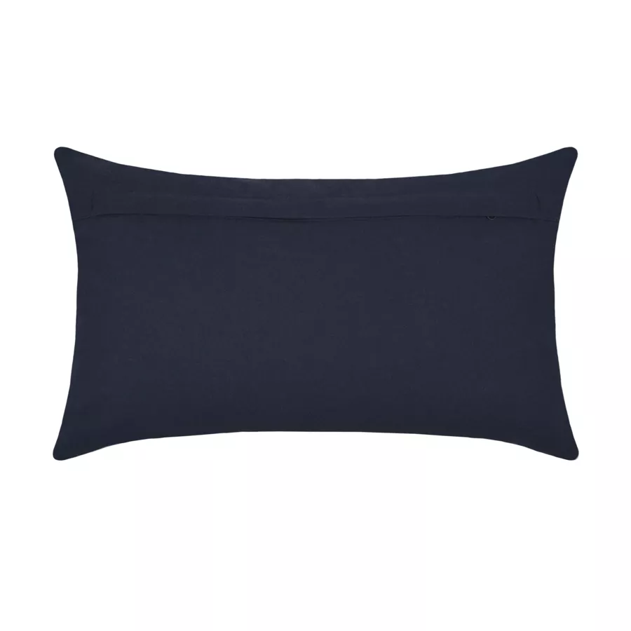 Cojín rectangular en algodón (30 x 50 cm) Escale Azul marino