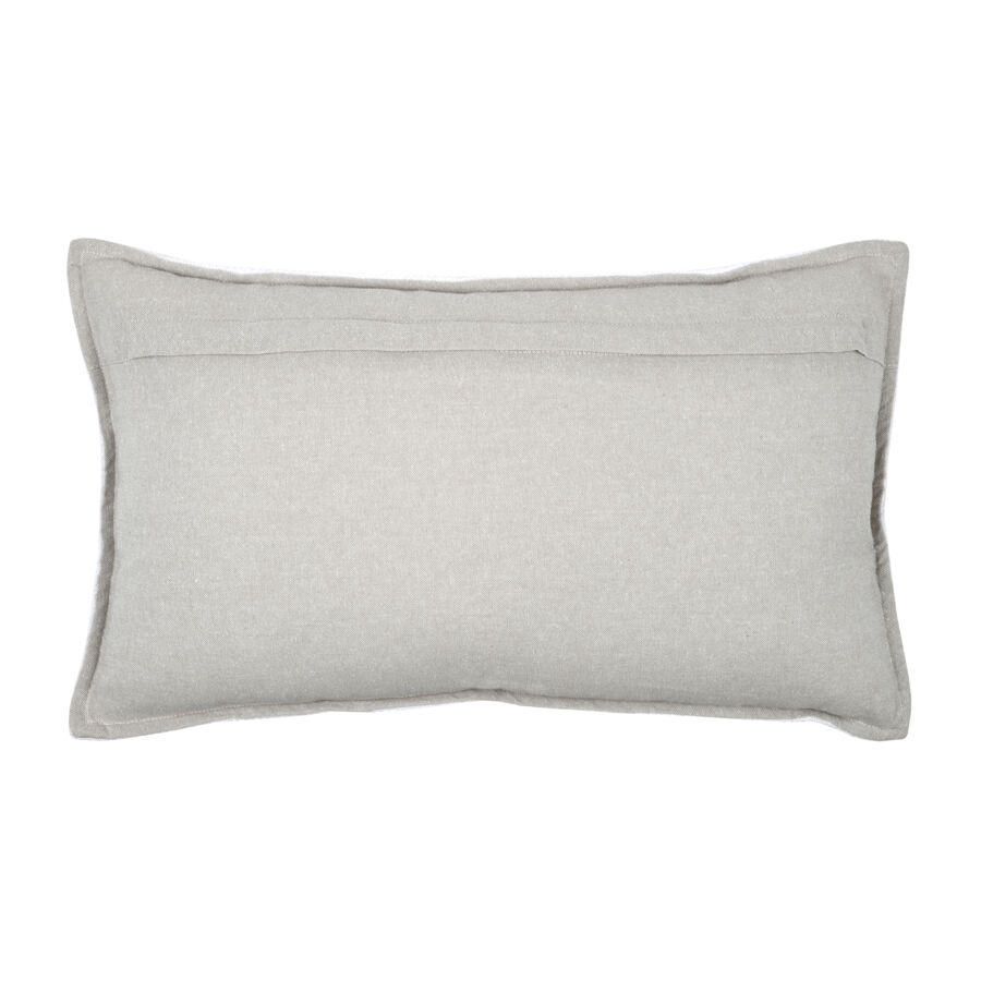 Coussin rectangulaire coton (30 x 50 cm) Arcachon Blanc