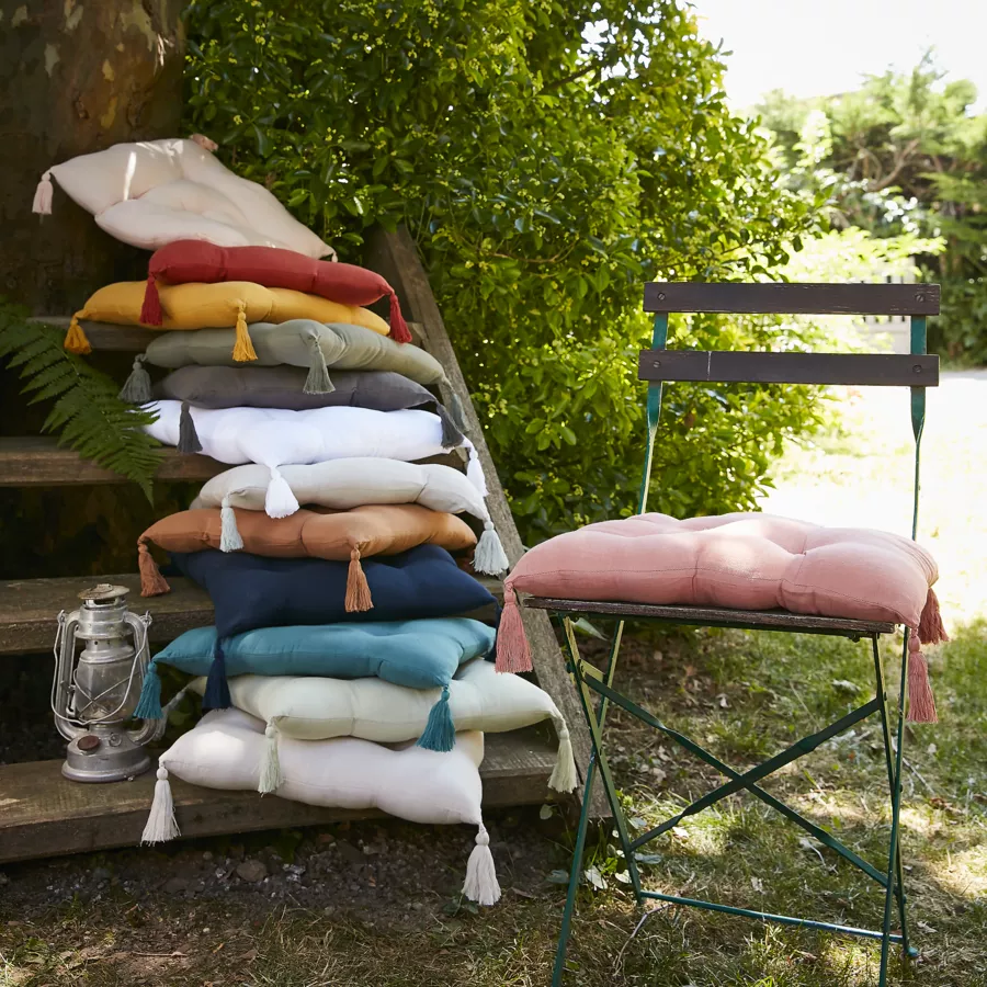 Coussin de chaise (40 cm) Gaïa Camel