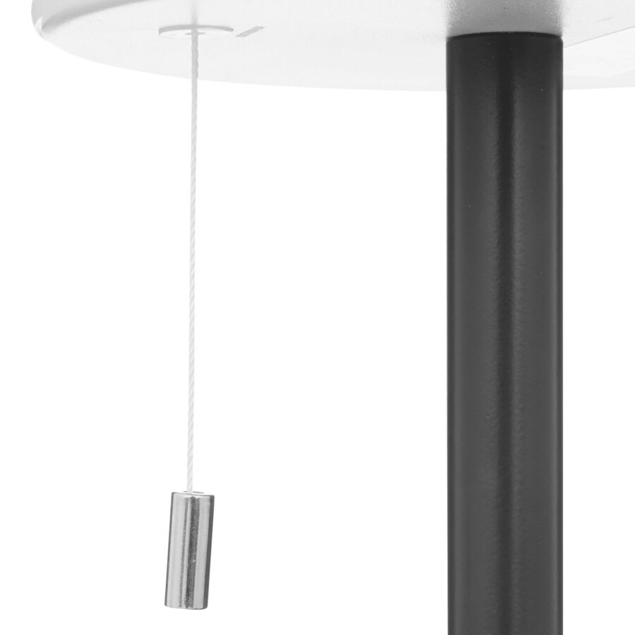 Lámpara de mesa exterior sin cable Zack - Gris gráfito
