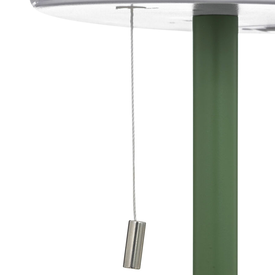 Outdoor Tischlampe ohne Kabel Zack - Olivgrün