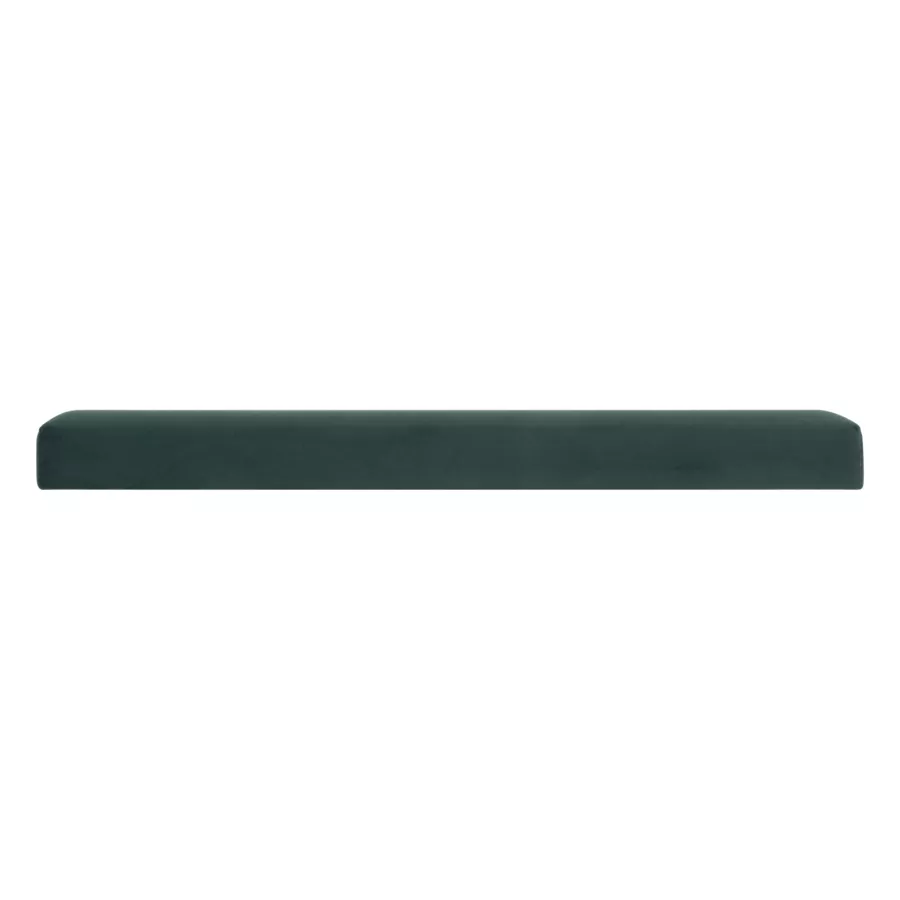 POUF PLI DBLE VEL TESS CED L, 76 x P, 38 x H, 38 cm Ambre