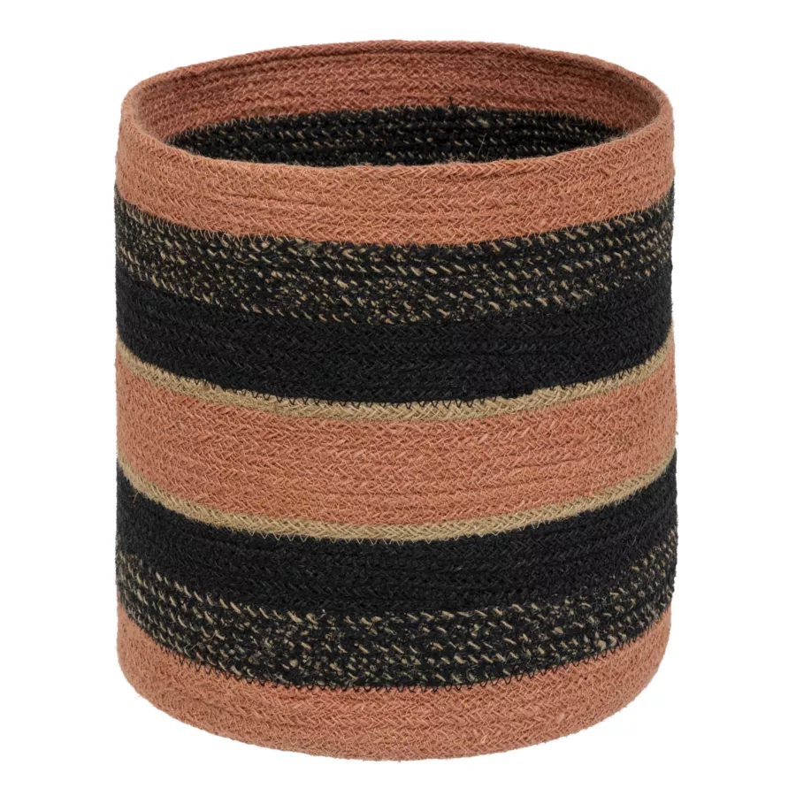 Set van 3 manden jute (27 cm) Inaya Meerkleurig