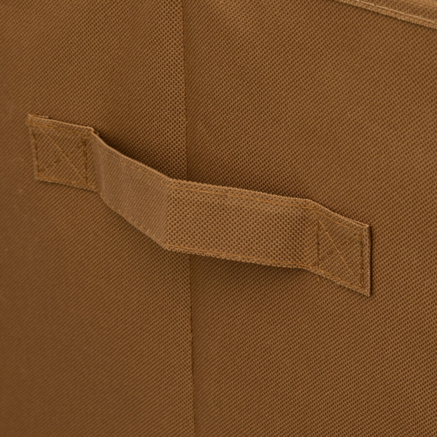 Cesta de ropa plegable (36 x 36 x 55 cm) Colorama Marrón