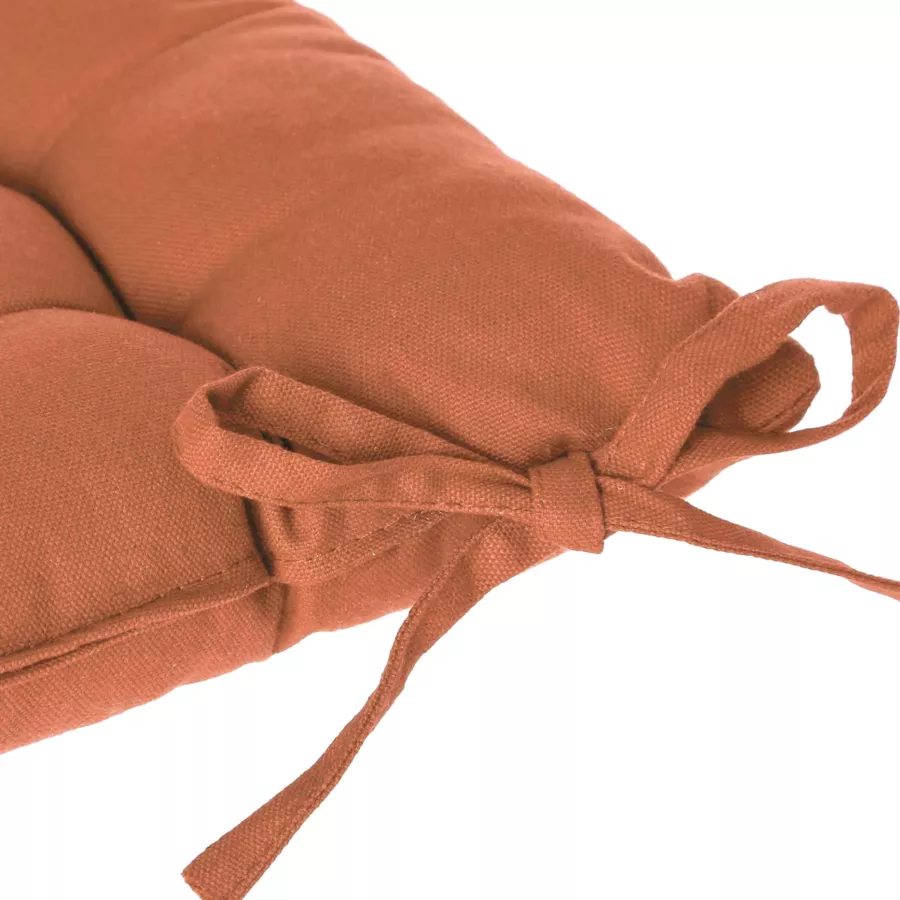 Coussin de chaise carré Datara Terracotta 4