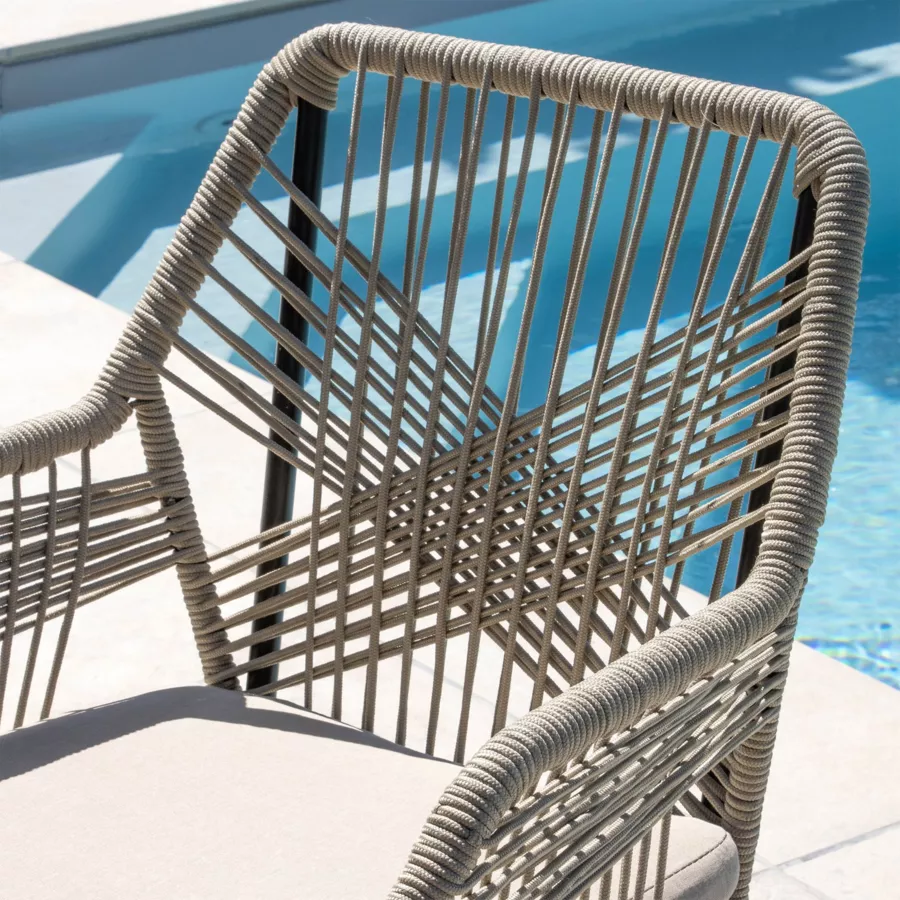 Fauteuil de jardin empilable Seville - Beige