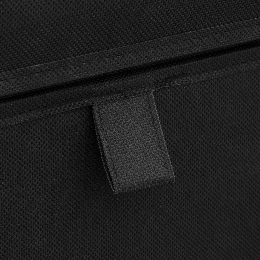 Cesto portabiancheria pieghevole (36 x 36 x 55 cm) Colorama Nero