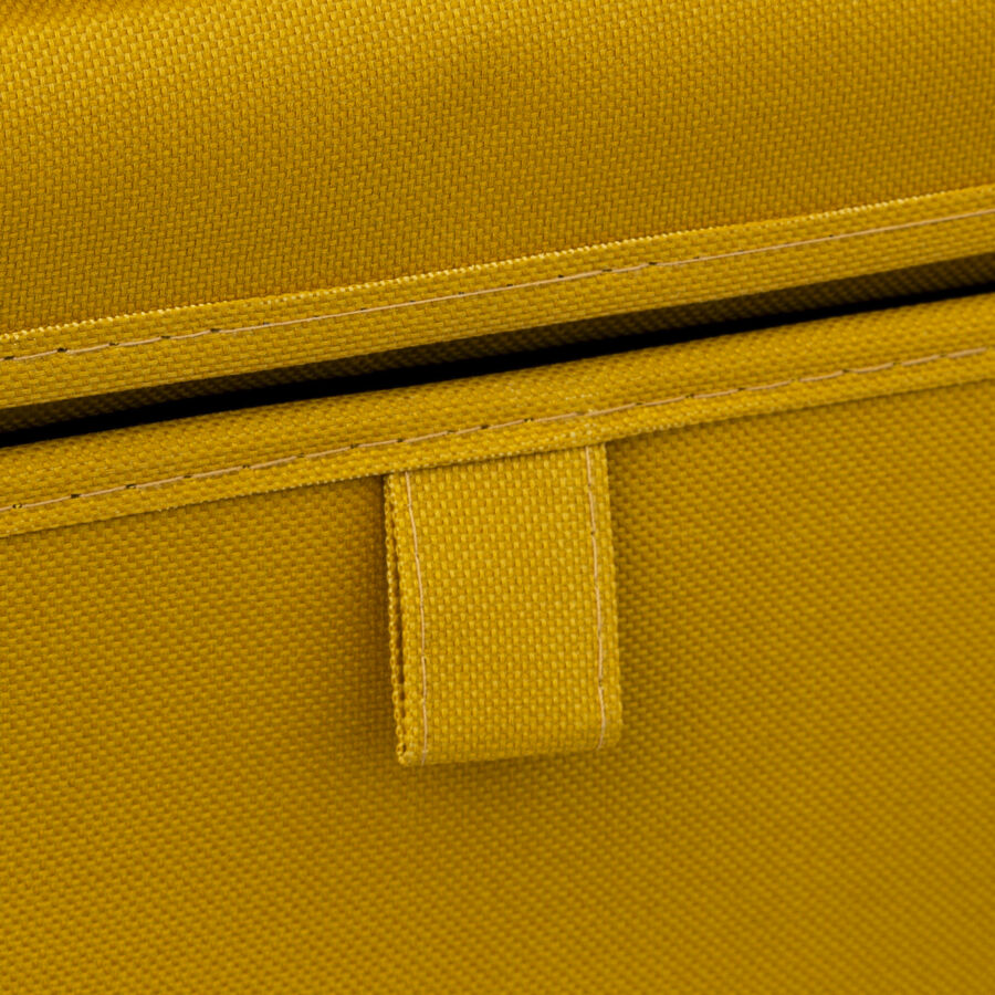 Panier à linge pliable (36 x 36 x 55 cm) Colorama Jaune moutarde