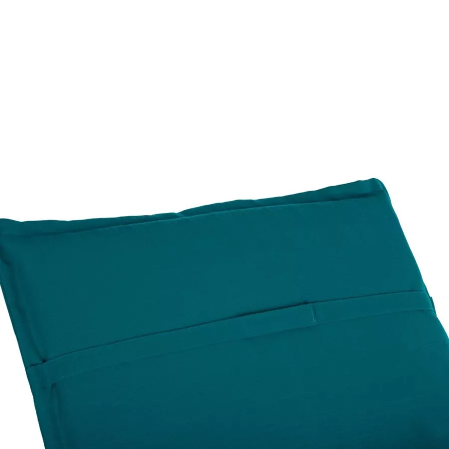 Coussin de transat déhoussable (L190 cm) Korai  Bleu canard