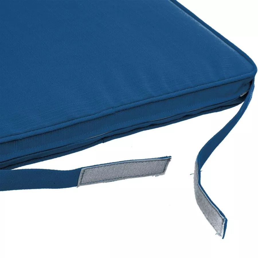 Stoelkussen Korai (40 cm) - Indigo blauw