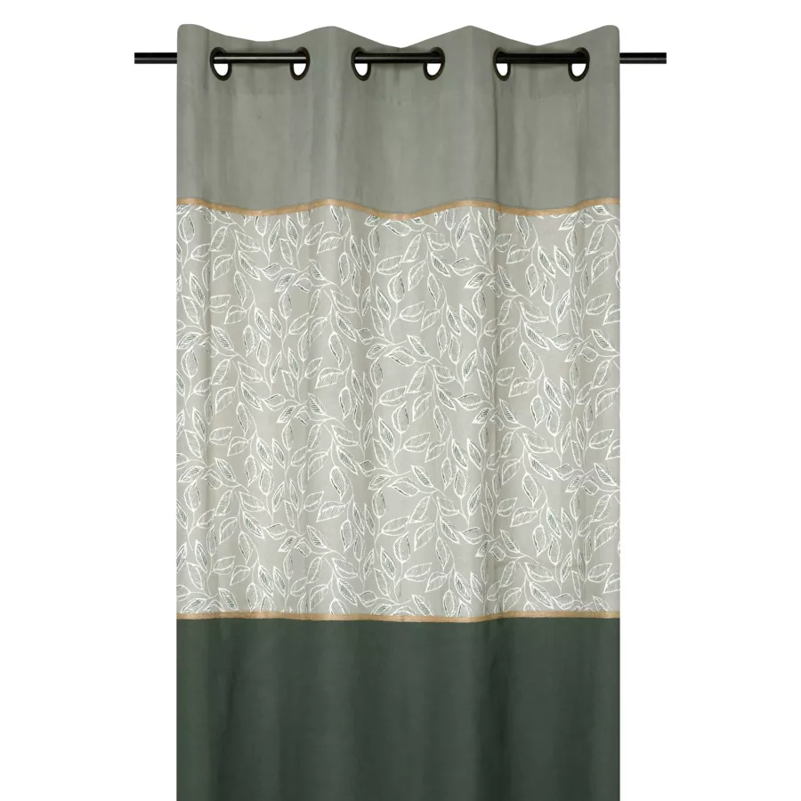 Rideau coton (140 x 260 cm) Manisa Vert
