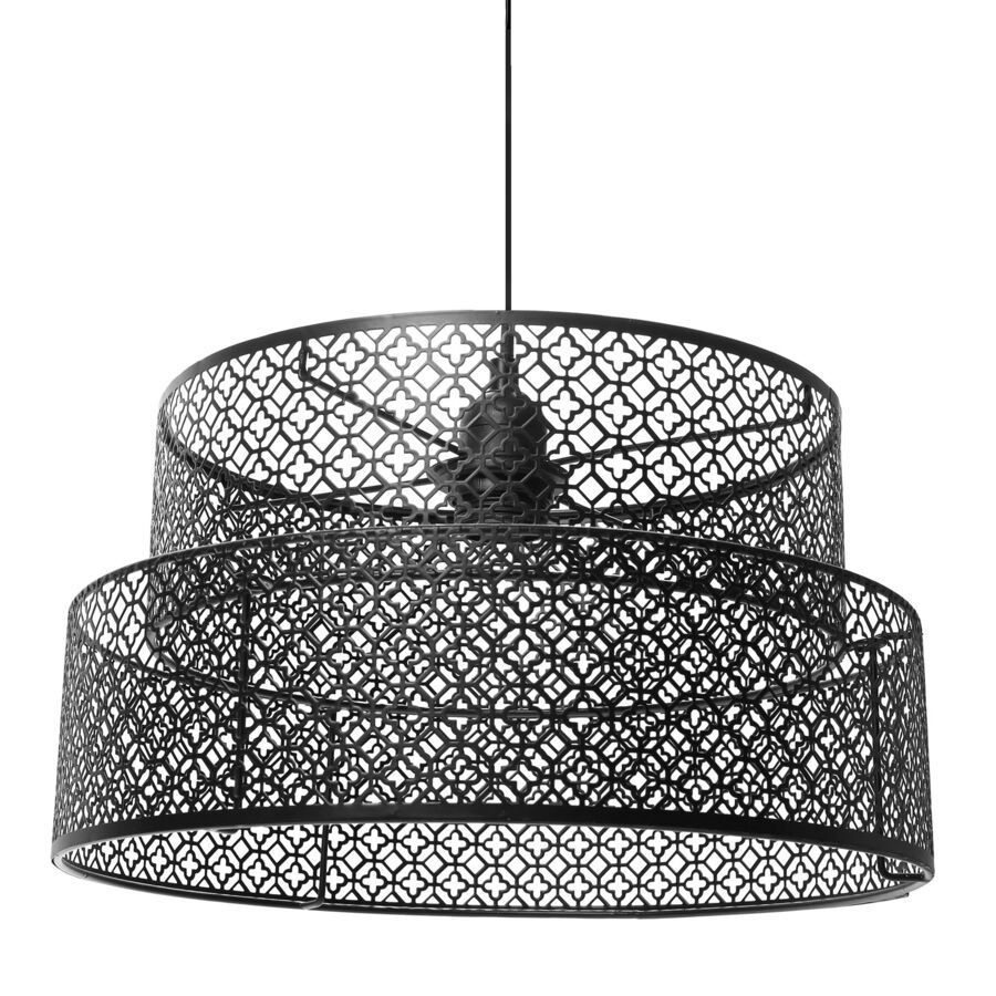 Hanglamp Metaal marokkaans (D34 cm) Gigogne Zwart
