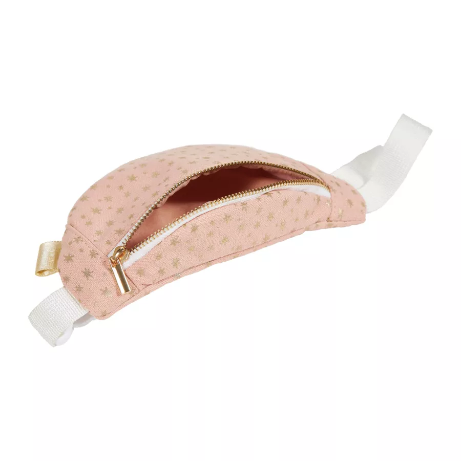 Heuptas kinderen katoen (18 x 10 cm) Etoile Roze