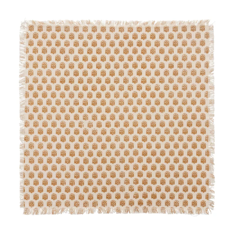Set van 2 servetten katoen (40 x 40 cm) Indie Beige