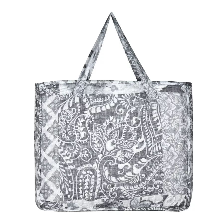 Couvre-lit et taies d'oreiller (240 x 220 cm) Octavia Gris