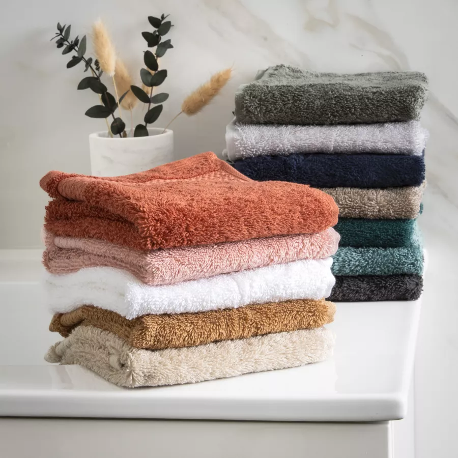 Asciugamano cotone bio (50 x 90 cm) Garance Verde rosmarino