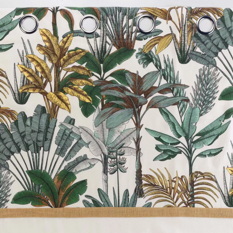 Rideau tamisant (140 x 240 cm) Balinesia Vert