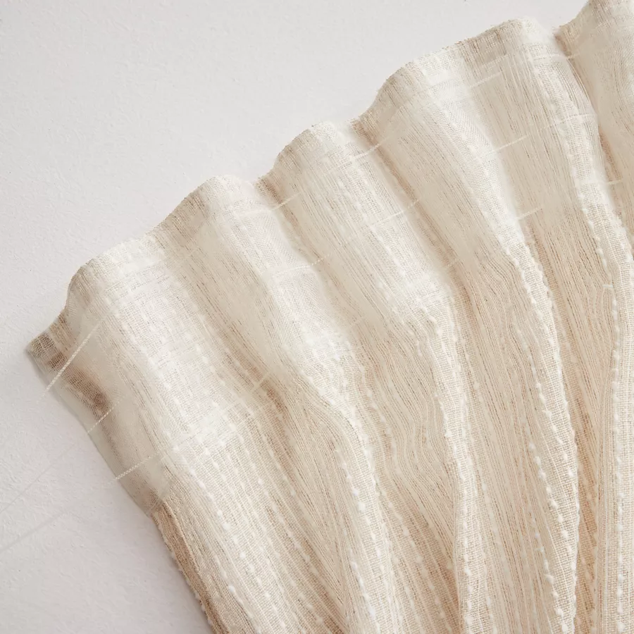 Visillo con cinta fruncida (140 x 240 cm) Arthur Beige