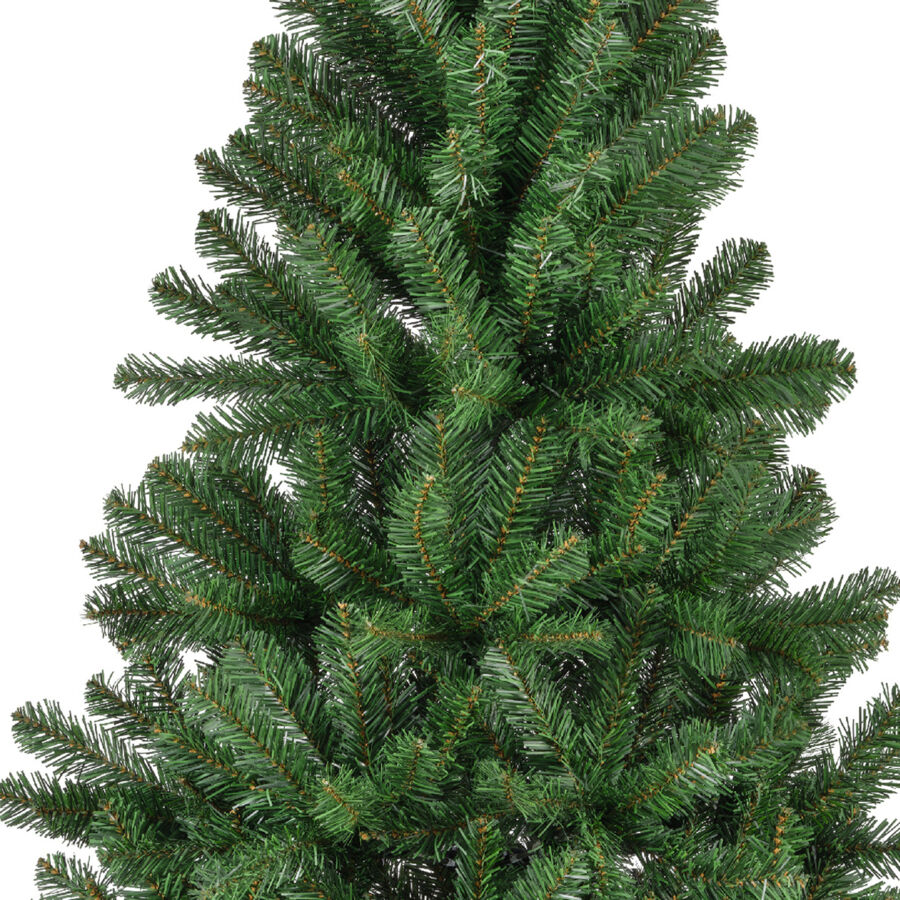 Albero di Natale artificiale luminoso 200 LED H150 cm King Verde abete