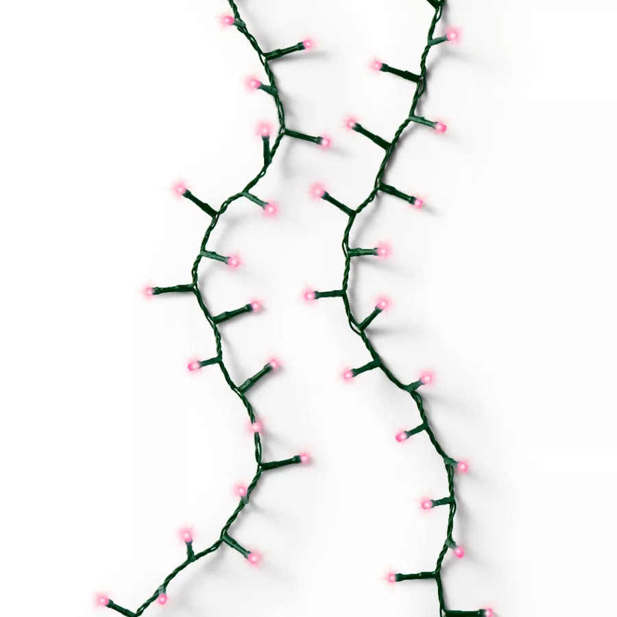 Guirlande lumineuse 11 m 500 LED câble vert NewLuxe Rose