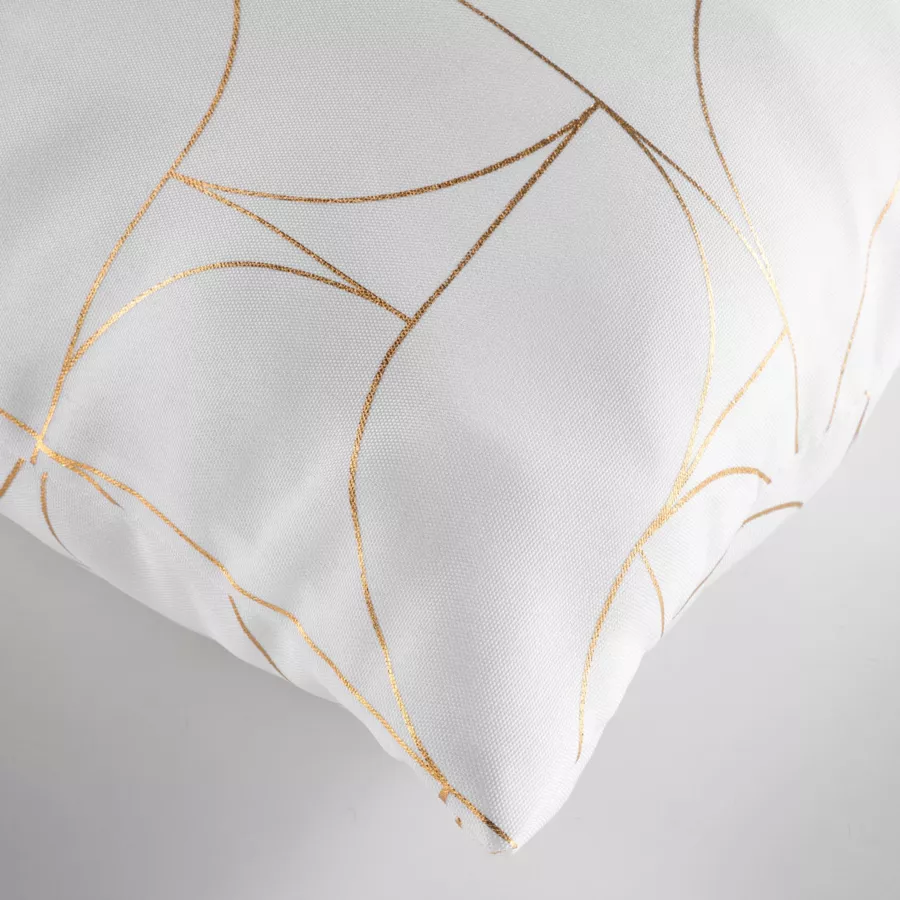 Coussin carré (60 x 60 cm) Louxor Blanc