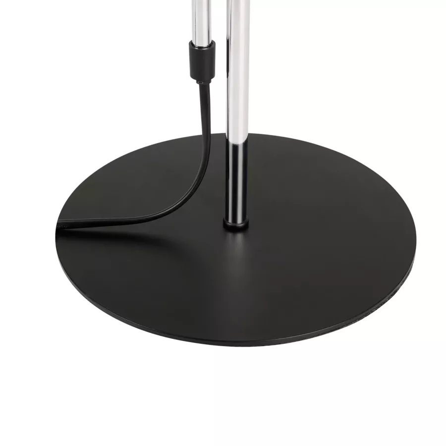 Lámpara ajustable de mesa (H30/110 cm) Industria metal Negro