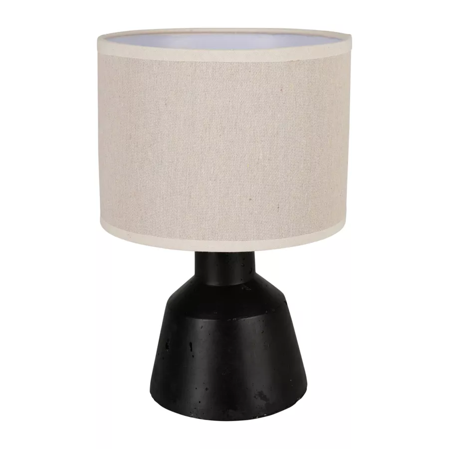 LAMPE CIMENT PORTLAND H29.5CM Dim : l34.5xH24xP2cm