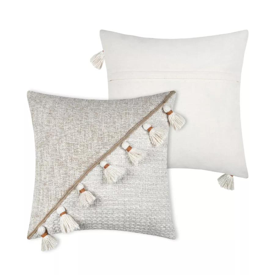 Vierkant katoenen kussen (45 x 45 cm) Ziana Beige