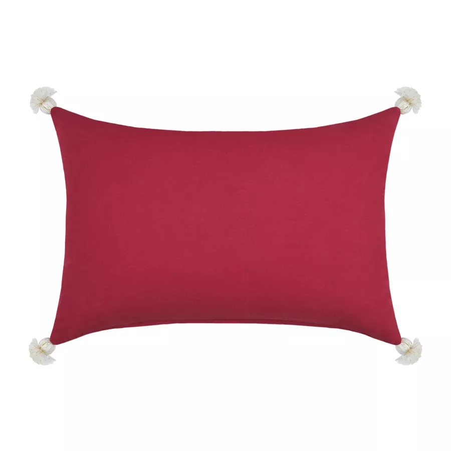 Rechthoekig katoenen kussen (35 x 70 cm) Finna Rood