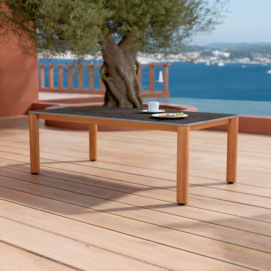 Salon de jardin aluminium 5 places Phuket - Beige