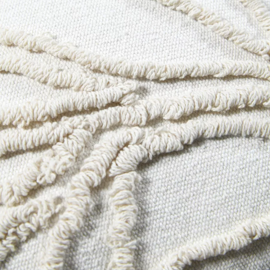 Coussin carré coton (40 x 40 cm) Hemera Beige
