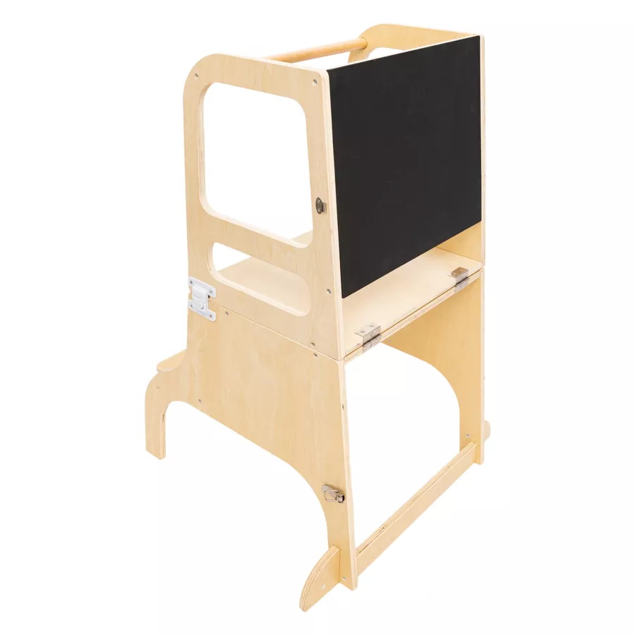 Observatietoren houten bureau (H91 cm) Alba Bruin