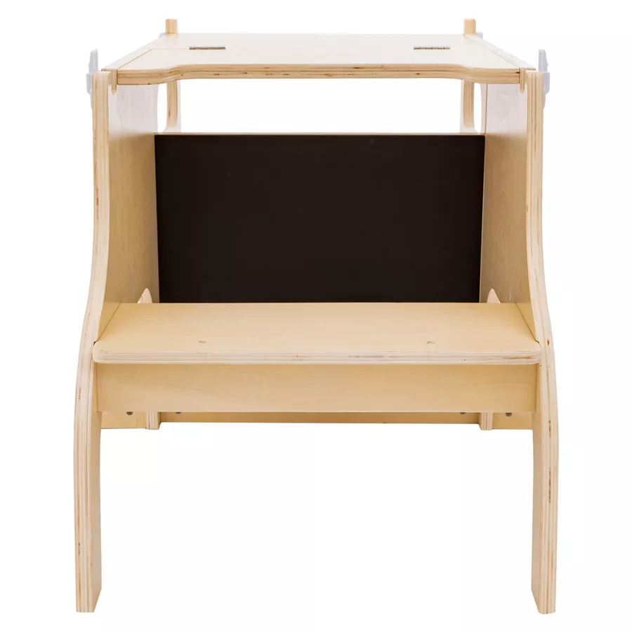 Observatietoren houten bureau (H91 cm) Alba Bruin