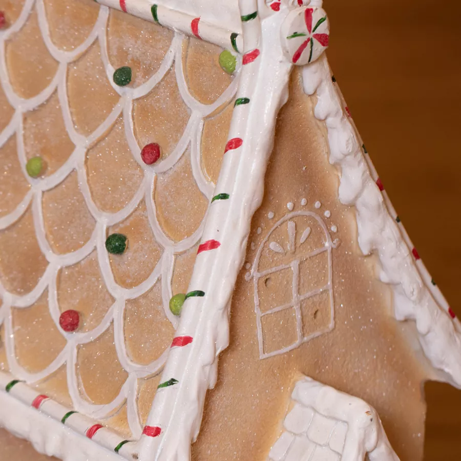 Decoratief Reuzenhuis (H67 cm) Gemberkoekje