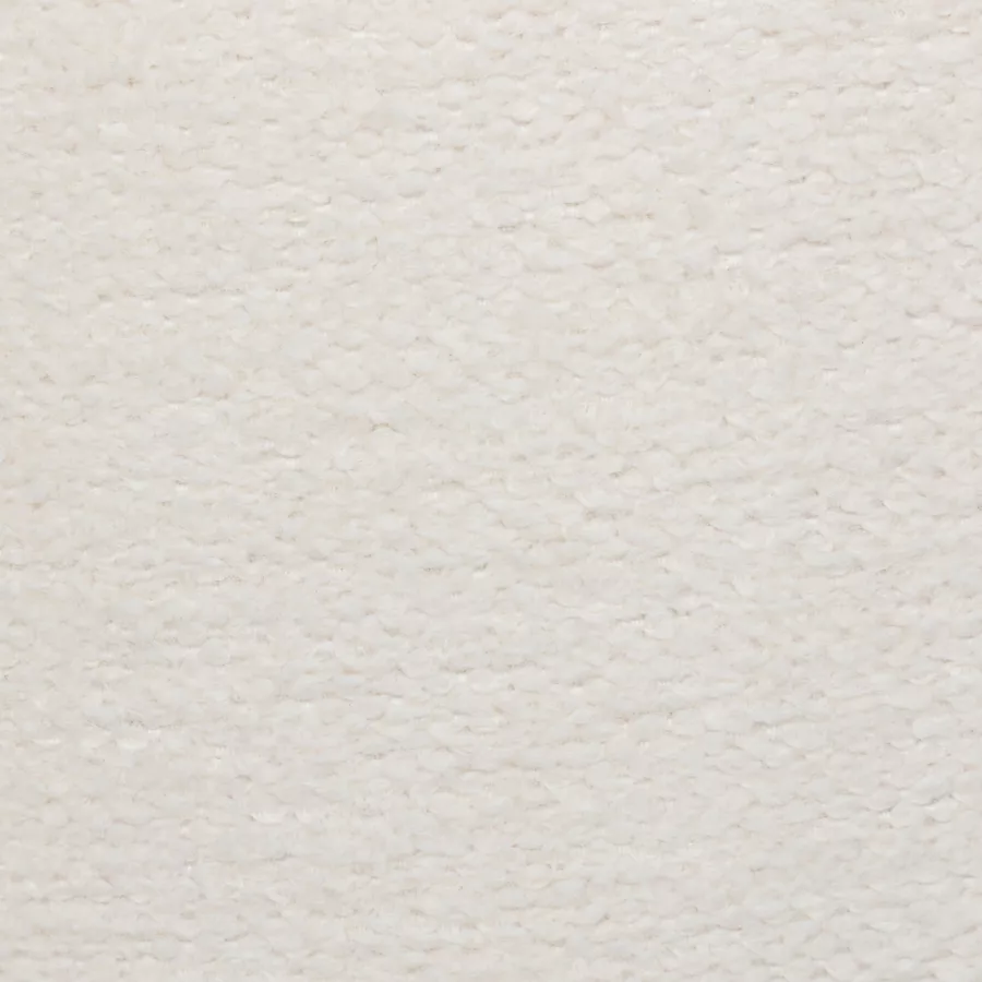 Pouf bouclette (D39 cm) Améa Blanc