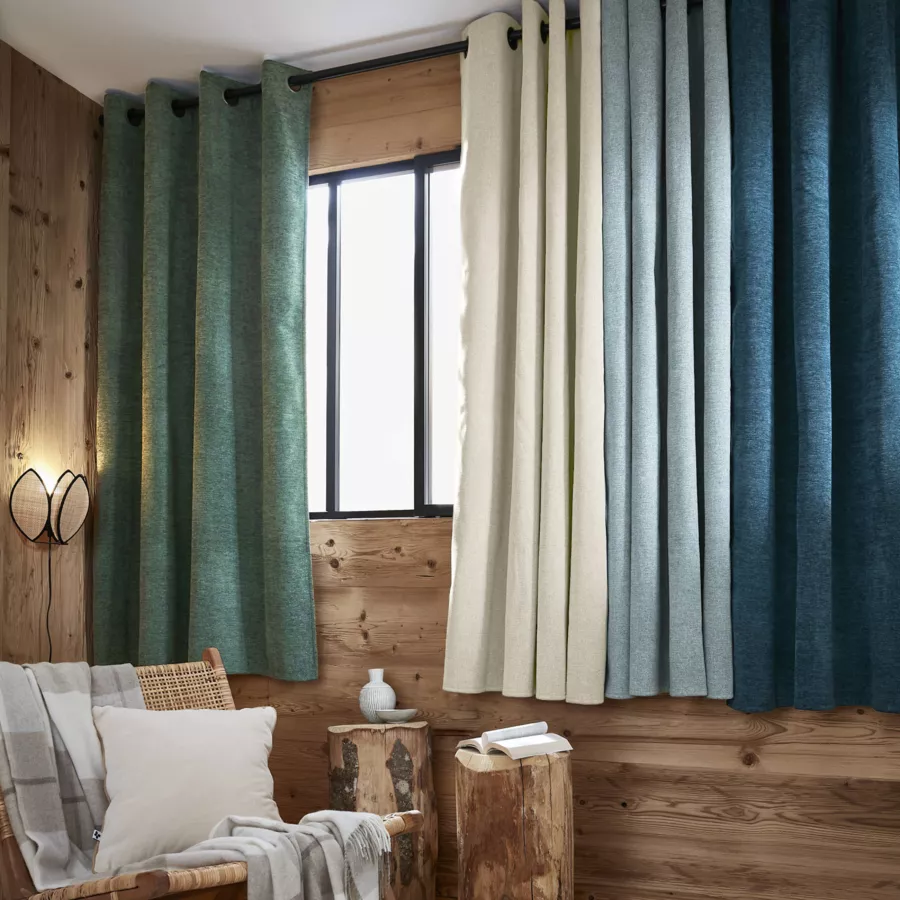 Rideau occultant isolant Total Blackout (140 x 180 cm) Magnus Vert romarin