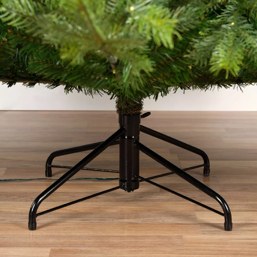 Künstlicher beleuchteter Weihnachtsbaum für draußen 700 LEDs H240 cm Glorious Tannengrün