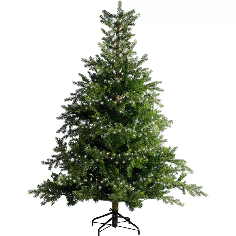 Guirlande lumineuse 7,50 m 350 LED câble vert NewLuxe Bicolore Blanc chaud/froid